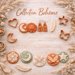 Emporte-pièces thème flamant rose & feuilles tropicales