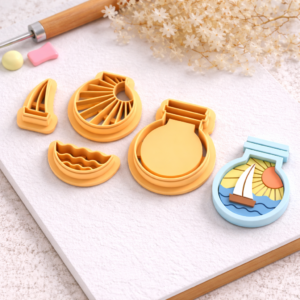 aquarium bateau Emporte-pièces thème flamant rose & feuilles tropicales