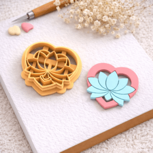 Emporte pièce-lotus coeur