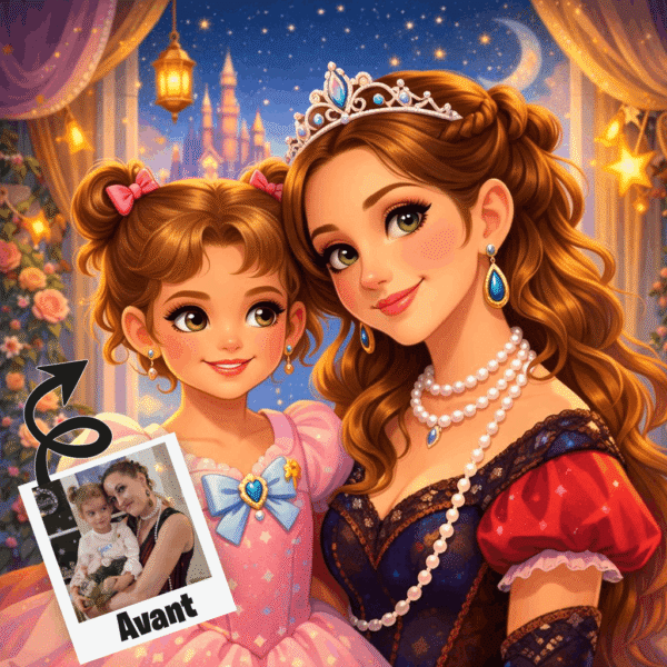 princesse Portrait Personnalisé – Princesse