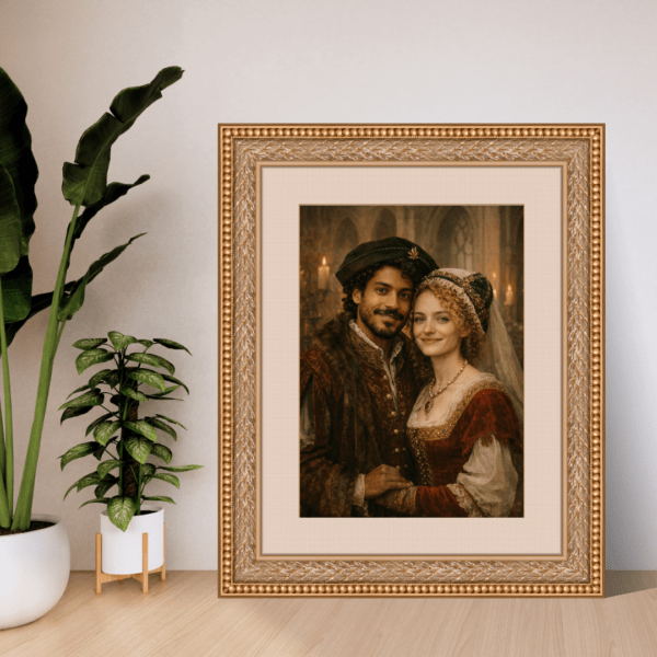 Portrait Personnalisé – couple royal
