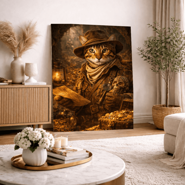 Portrait Personnalisé –chat aventure