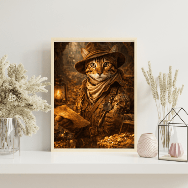Portrait Personnalisé –chat aventure
