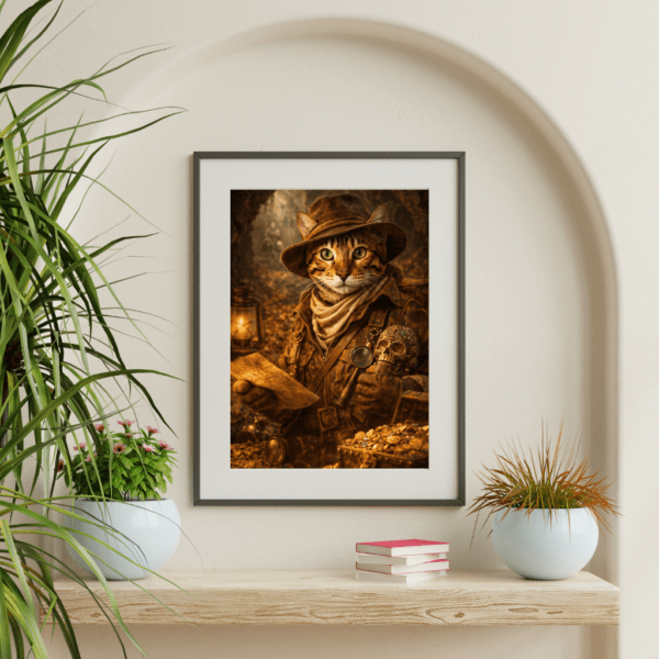 Portrait Personnalisé –chat aventure