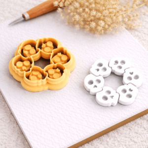 Emporte pièce-boucle tête de mort