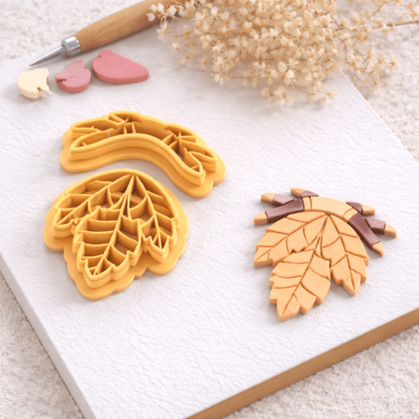 Emporte pièce-branche de feuille