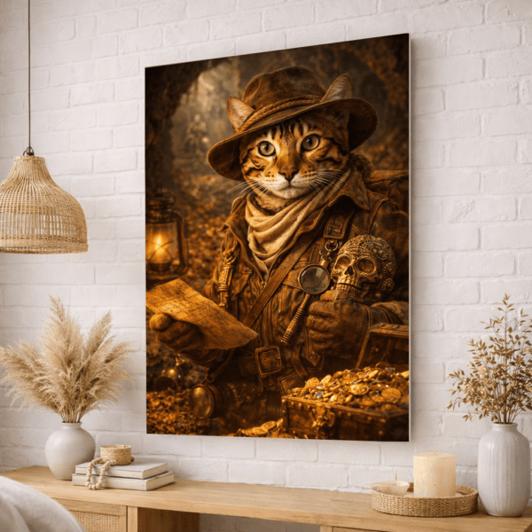 Portrait Personnalisé –chat aventure