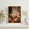 Portrait Personnalisé – chat royal