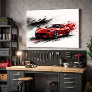 Portrait Personnalisé –  design color