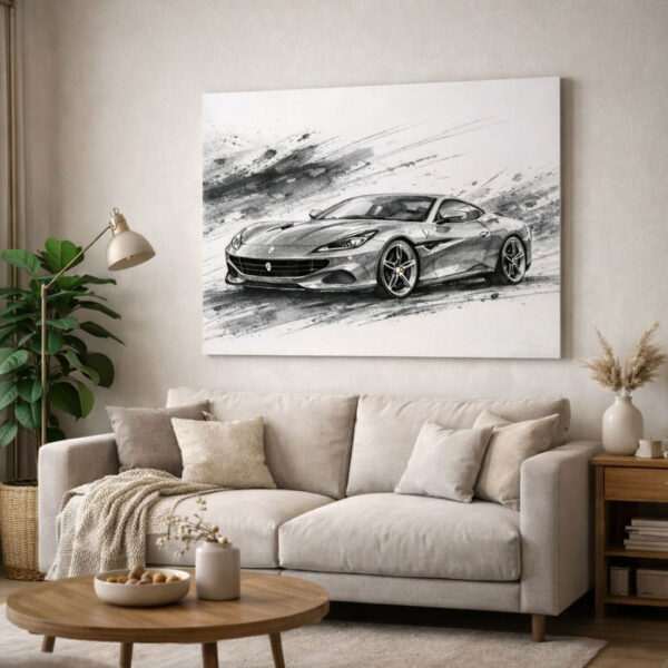 craie2 Portrait Personnalisé – design fusain