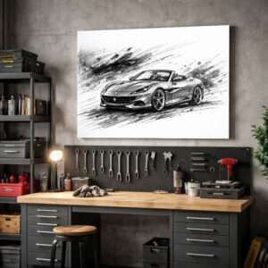 Portrait Personnalisé –  design fusain