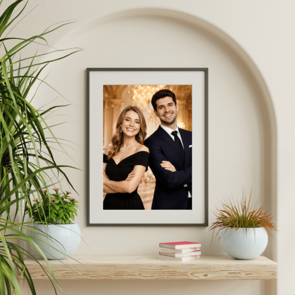 Portrait Personnalisé –  élégant