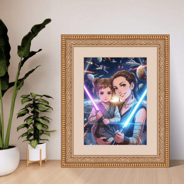 Portrait Personnalisé – guerre des étoiles