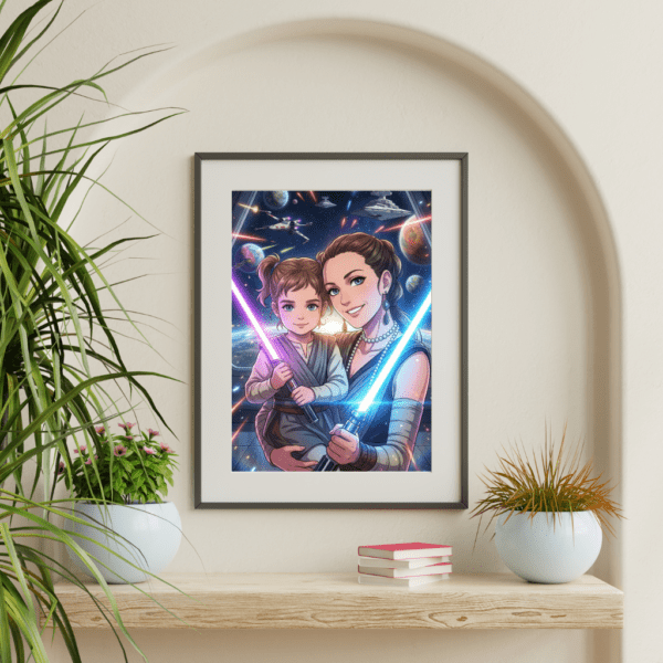 Portrait Personnalisé – guerre des étoiles