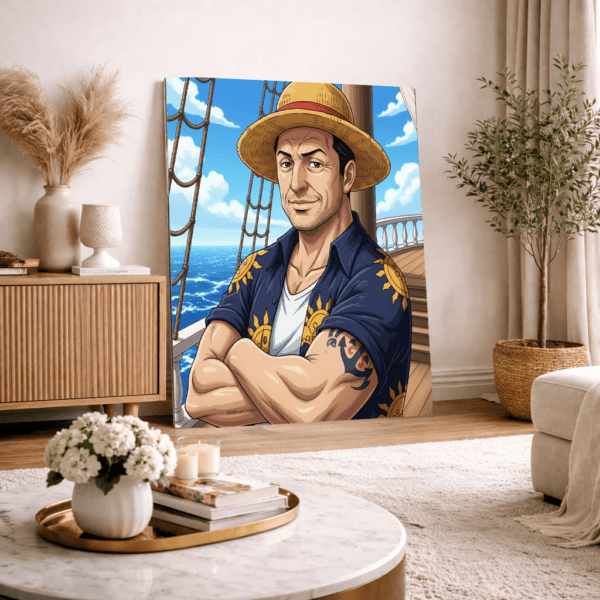 Portrait Personnalisé – roi des pirates