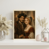 Portrait Personnalisé – couple royal