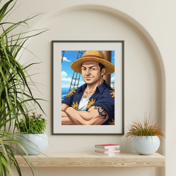 Portrait Personnalisé – roi des pirates