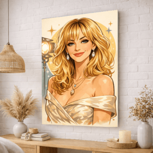 Portrait Personnalisé – stars cinéma