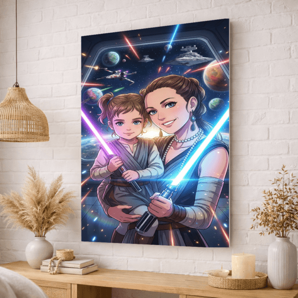 Portrait Personnalisé – guerre des étoiles